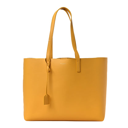 Saint Laurent Calfskin Large Shopping Tote Wheat 1 of 14
