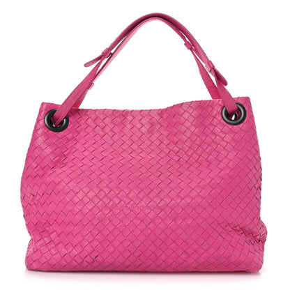 Bottega Veneta Nappa Intrecciato Bella Tote Pink 1 of 8