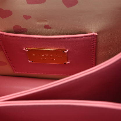 Bulgari Calfskin Serpenti Forever Top Handle Pink 7 of 10