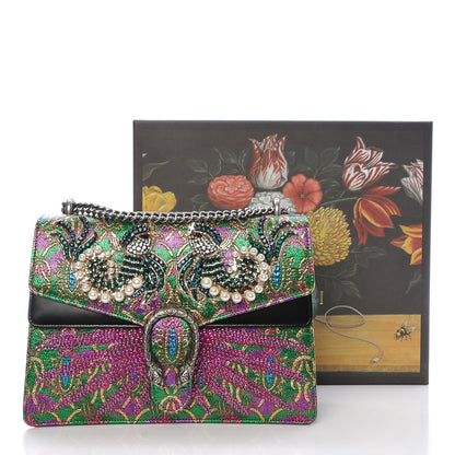 Gucci Brocade Crystal Embellished Medium Dionysus Shoulder Bag Multi 8 of 8