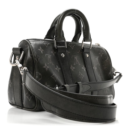 Louis Vuitton Brushed Monogram Eclipse Keepall Bandouliere 25 3 of 9