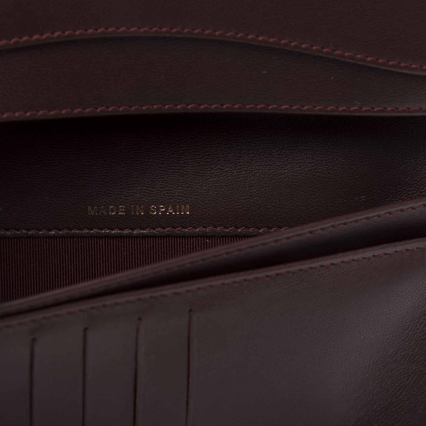 Lambskin Quilted Yen Wallet Black