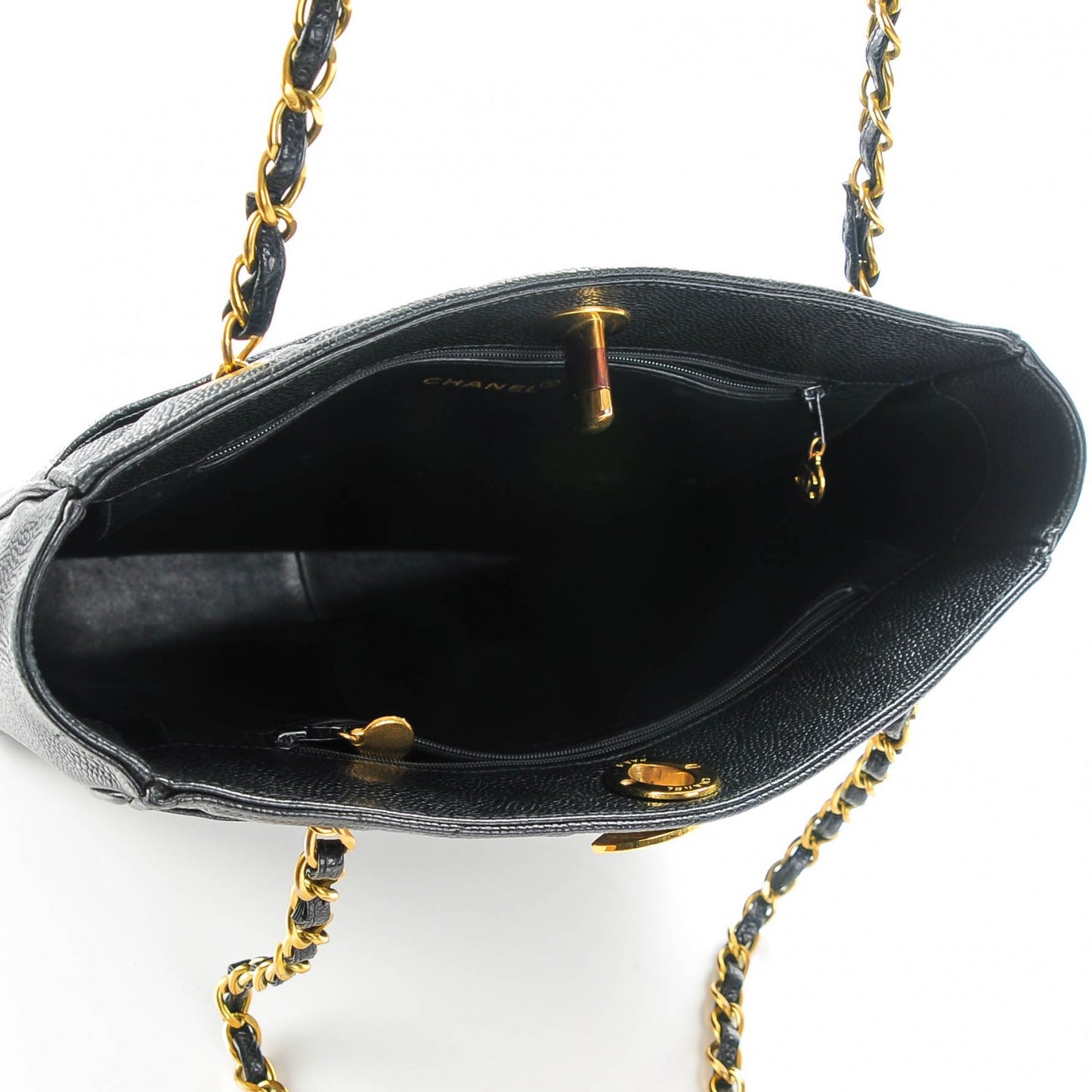 Caviar Shopper Tote Black