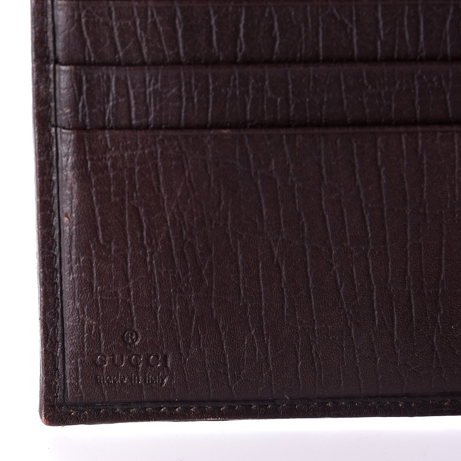 Gucci Monogram Web Hasler French Flap Wallet Brown 13 of 14