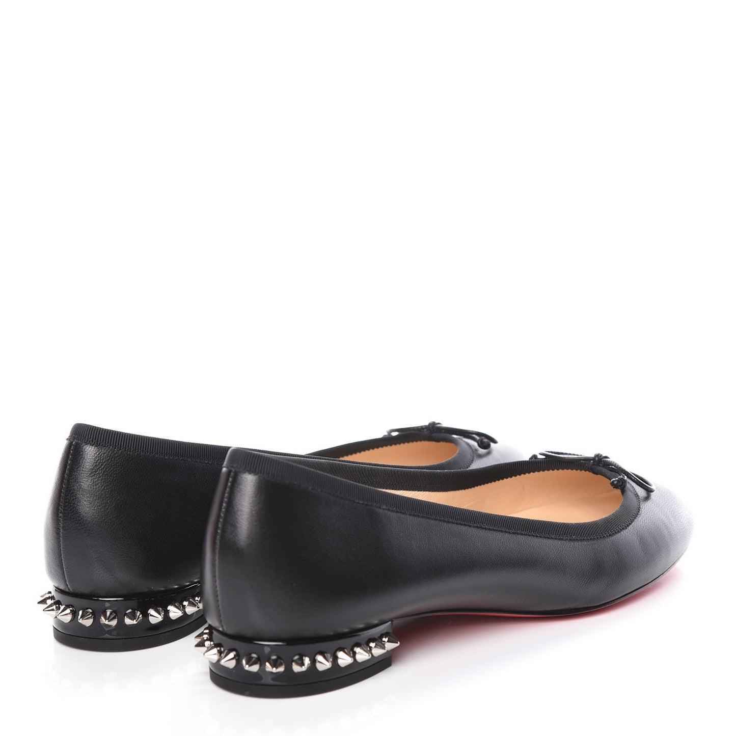 Shiny Nappa La Massine Flats 39 Black