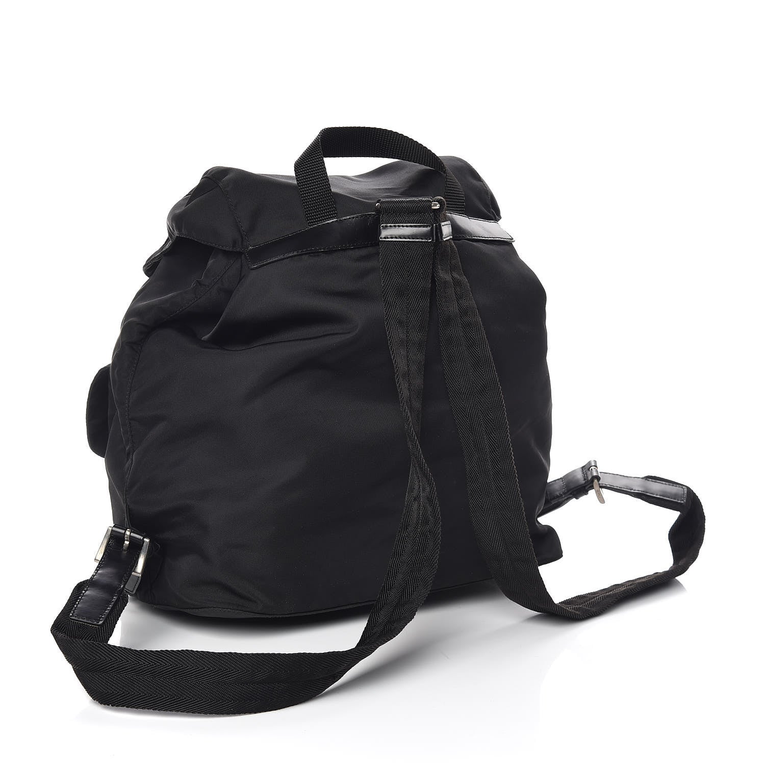 Prada Nylon Vela Medium Backpack Black 3 of 9