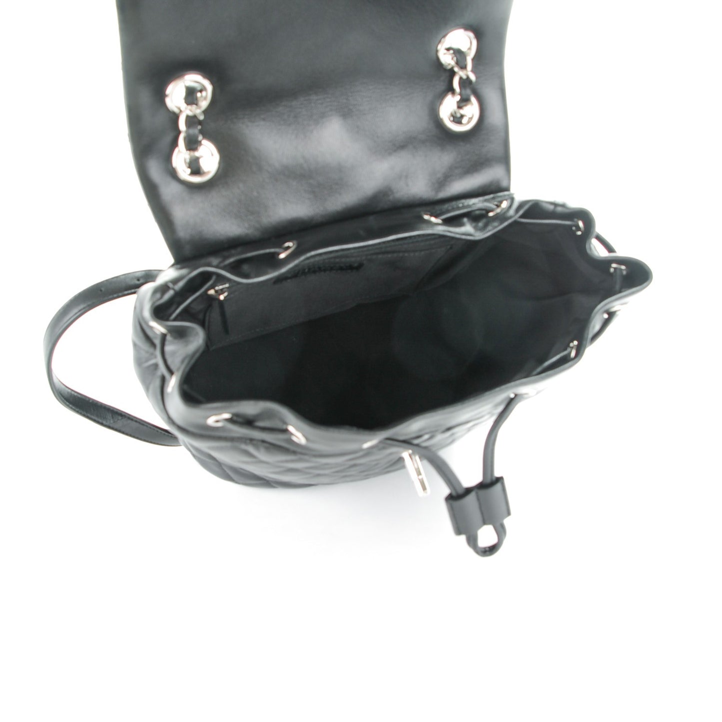 Lambskin Quilted Small Urban Spirit Backpack Black