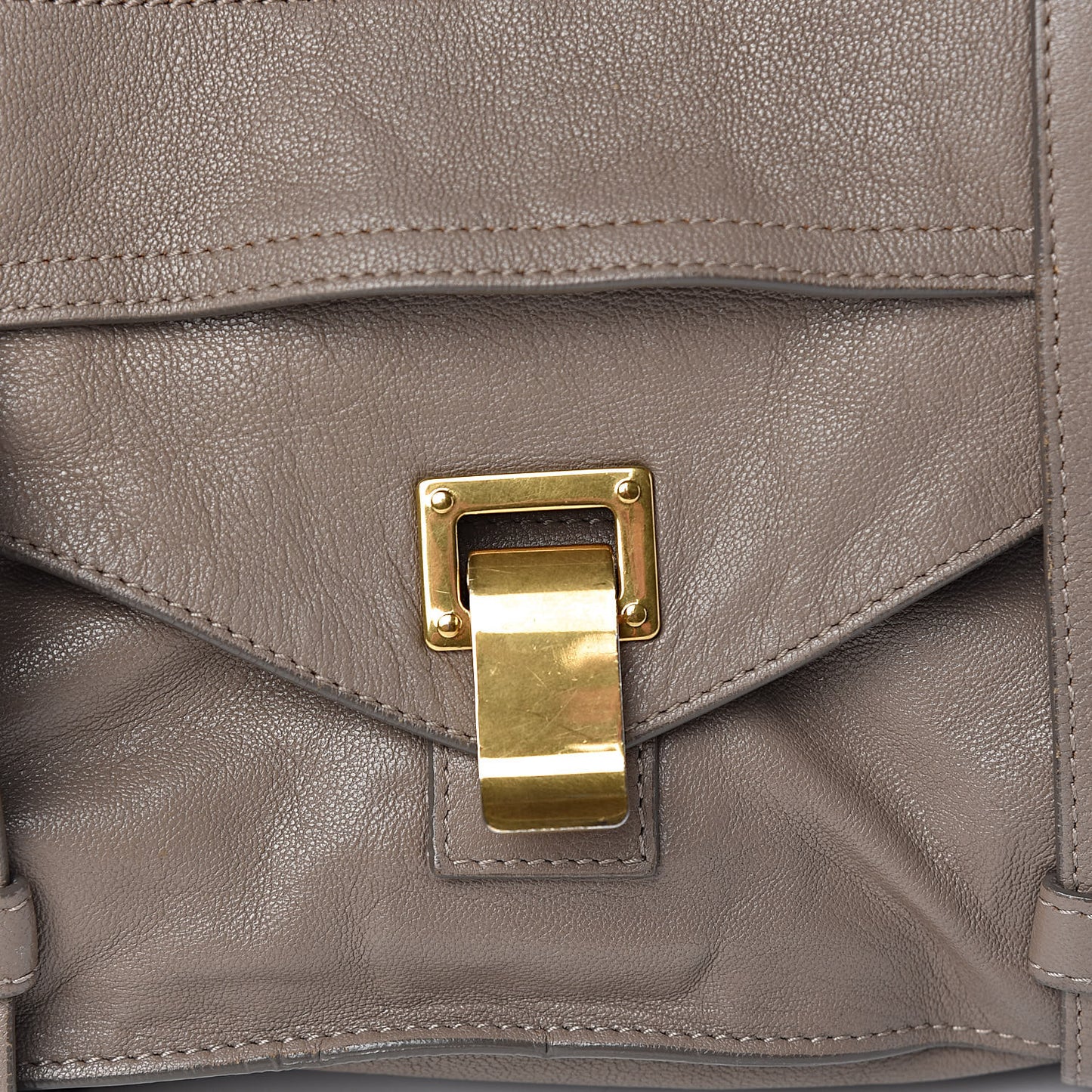 Lambskin Medium PS1 Satchel Smoke