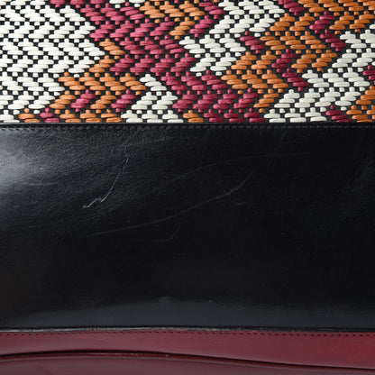 Burberry Prorsum Calfskin Raffia Check Tote 15 of 20