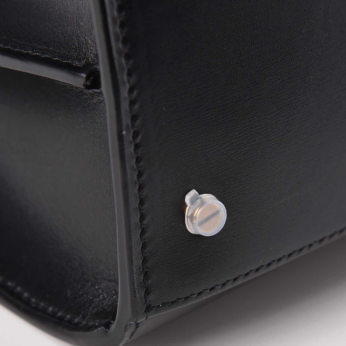 Kid Scamosciato Smooth Calfskin Medium Classic Monogram Cassandra Top Handle Black Rouge Legion