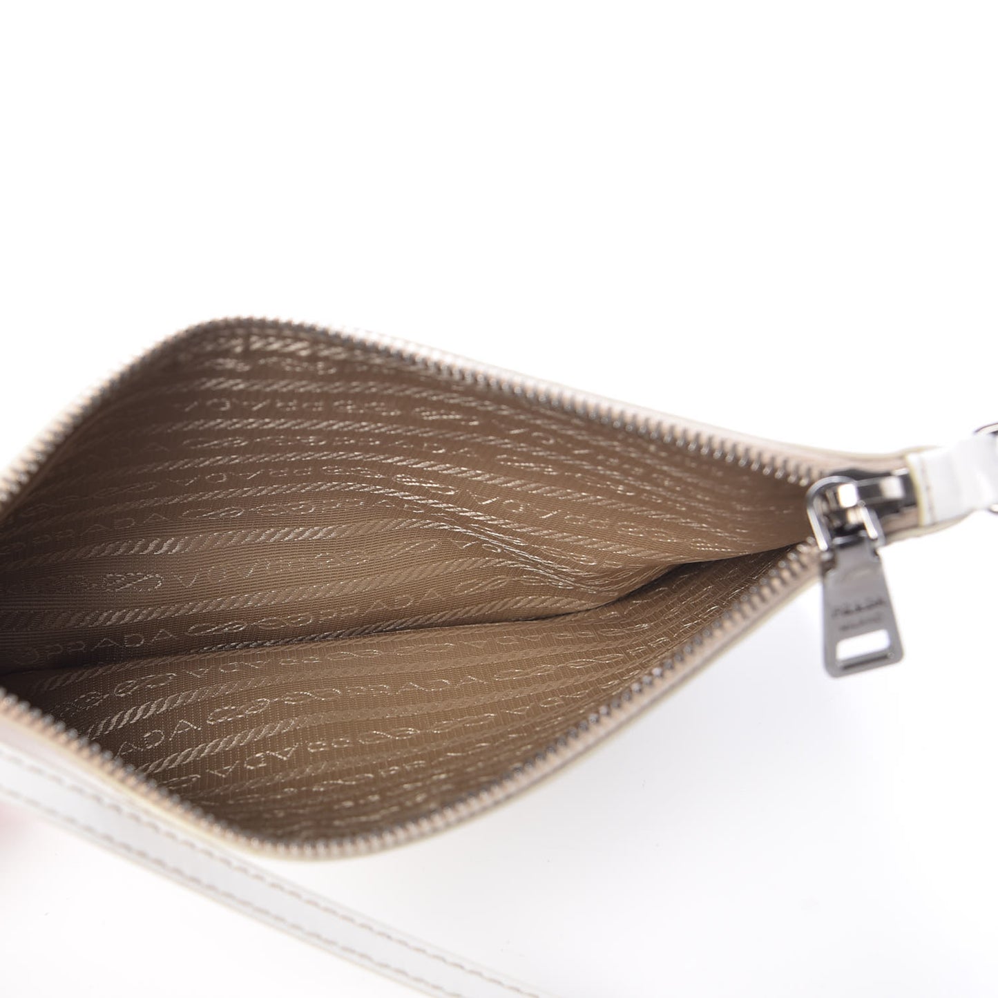 Vinyl Calfskin Tote Transparent White