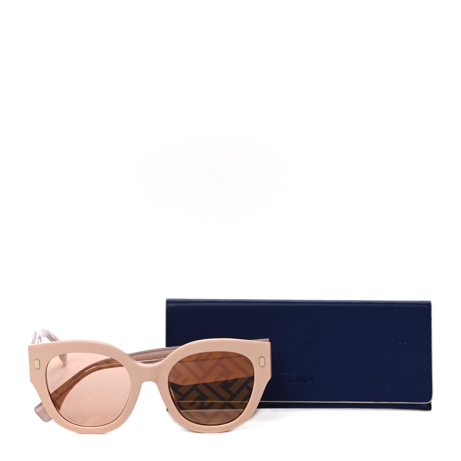 Fendi Acetate FF Cat Eye Sunglasses FF 0452 Pink 965180 – FASHIONPHILE