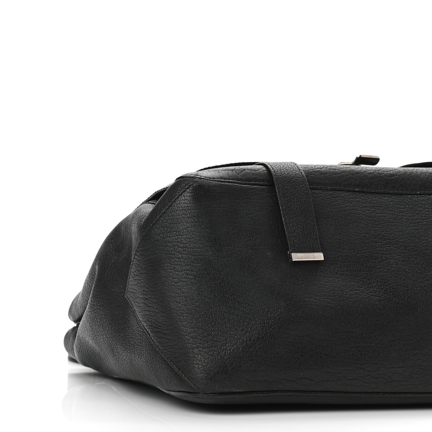 Proenza Schouler Calfskin Lizard Embossed Large Courier Bag Black 8 of 9