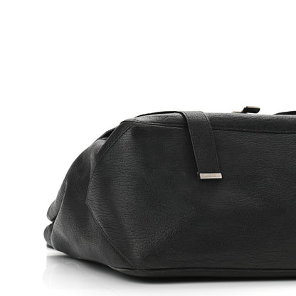 Proenza Schouler Calfskin Lizard Embossed Large Courier Bag Black 8 of 9