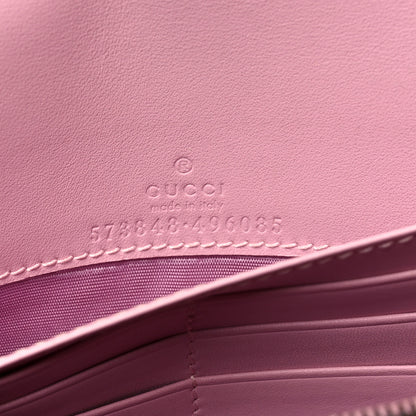 Gucci GG Supreme Monogram Strawberry Chain Wallet 6 of 10