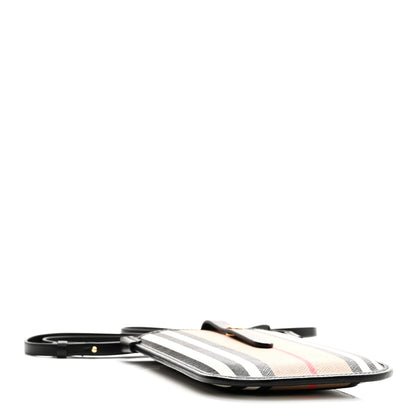 Burberry E-Canvas Calfskin Icon Stripe Anne Phone Case With Strap Archive Beige 4 of 7