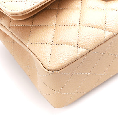 Chanel Caviar Quilted Small Double Flap Beige 10 of 11