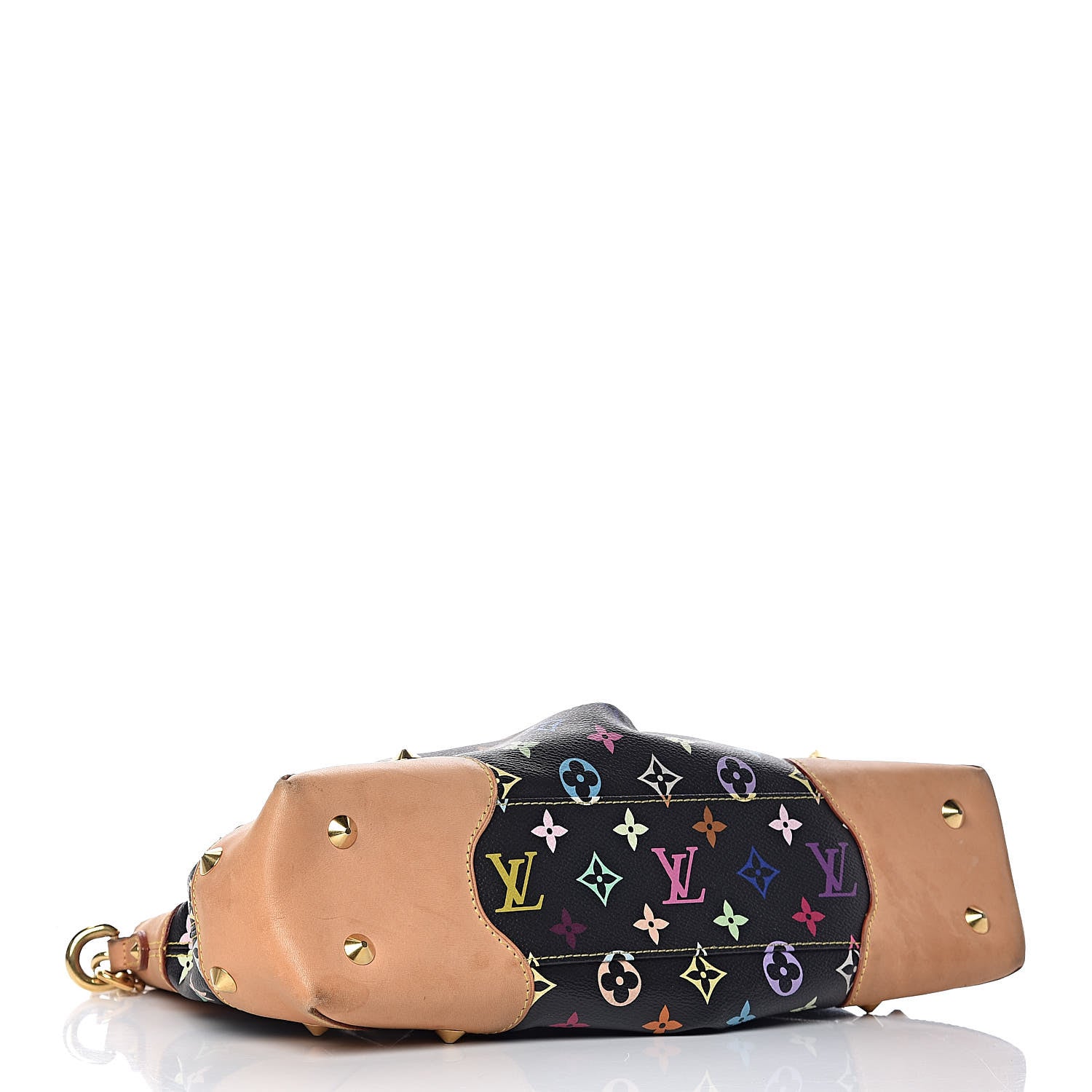 Louis Vuitton Monogram Multicolor Judy MM Black 4 of 9