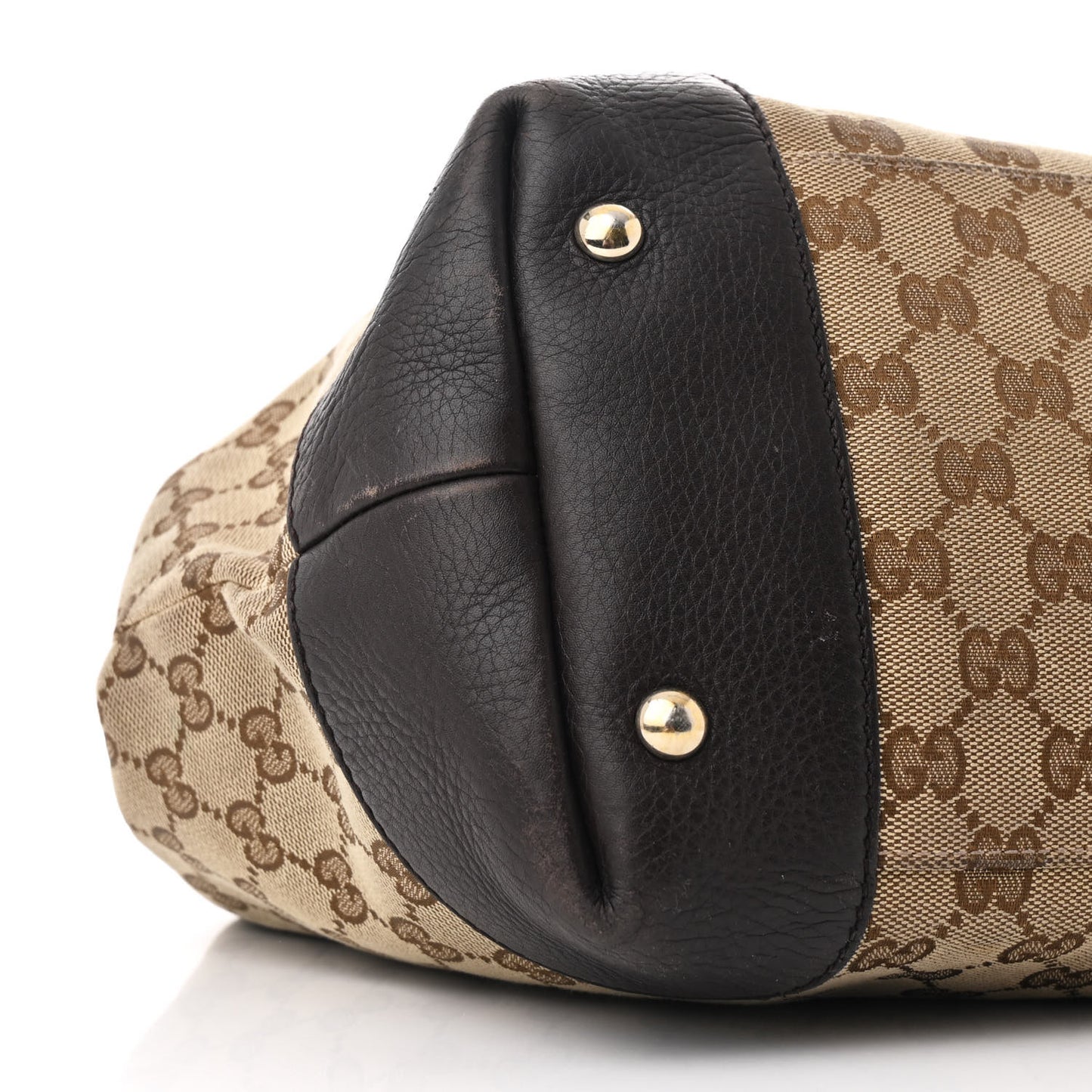 Monogram Web Medium Dressage Tote Brown