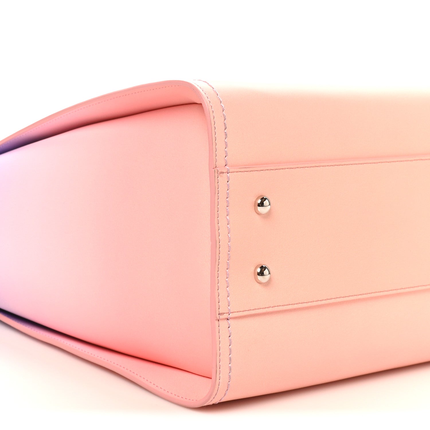 Chanel Shaded Calfskin Small Deauville Tote Light Purple Pink Coral 9 of 11