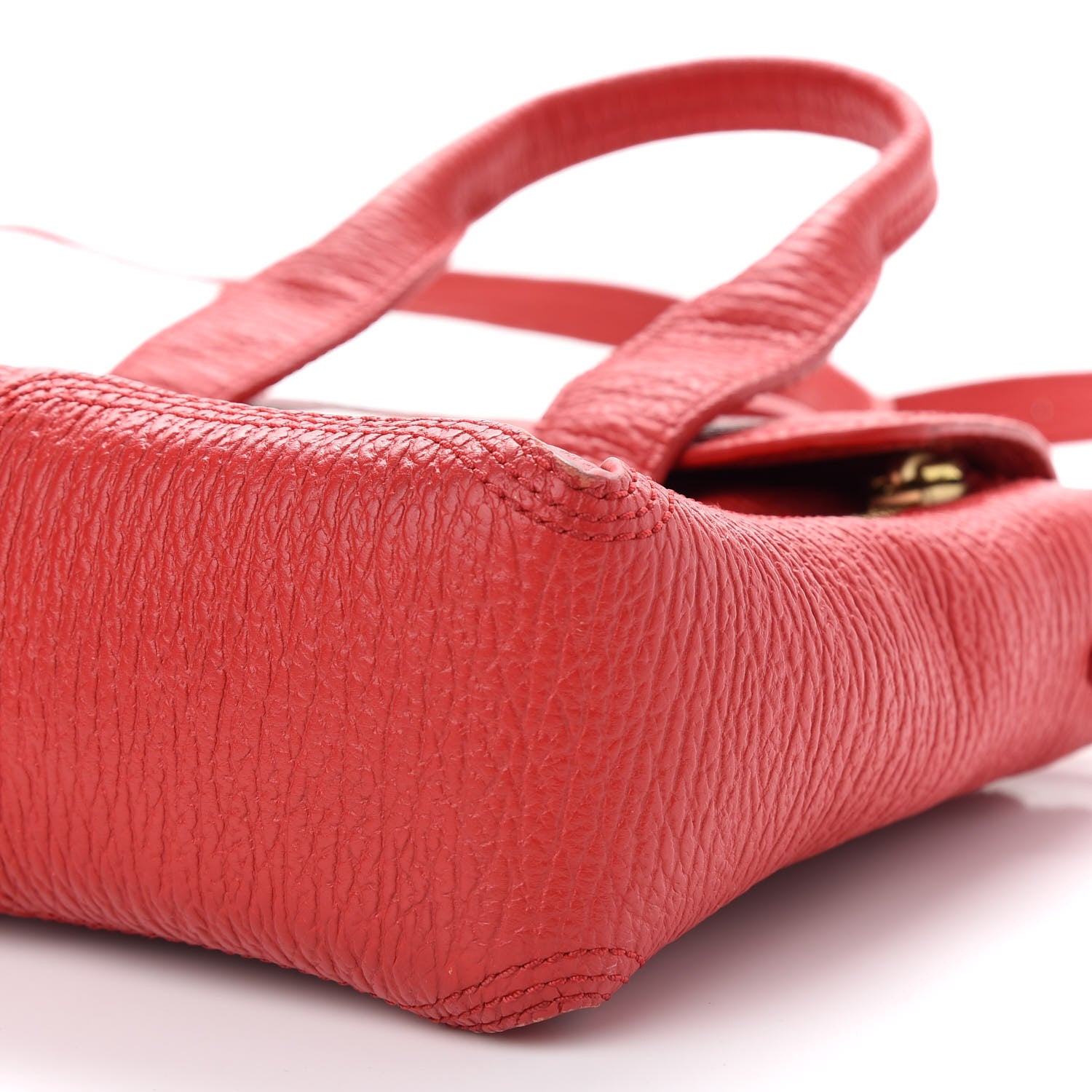 3.1 Phillip Lim Textured Calfskin Mini Pashli Satchel Red 8 of 10