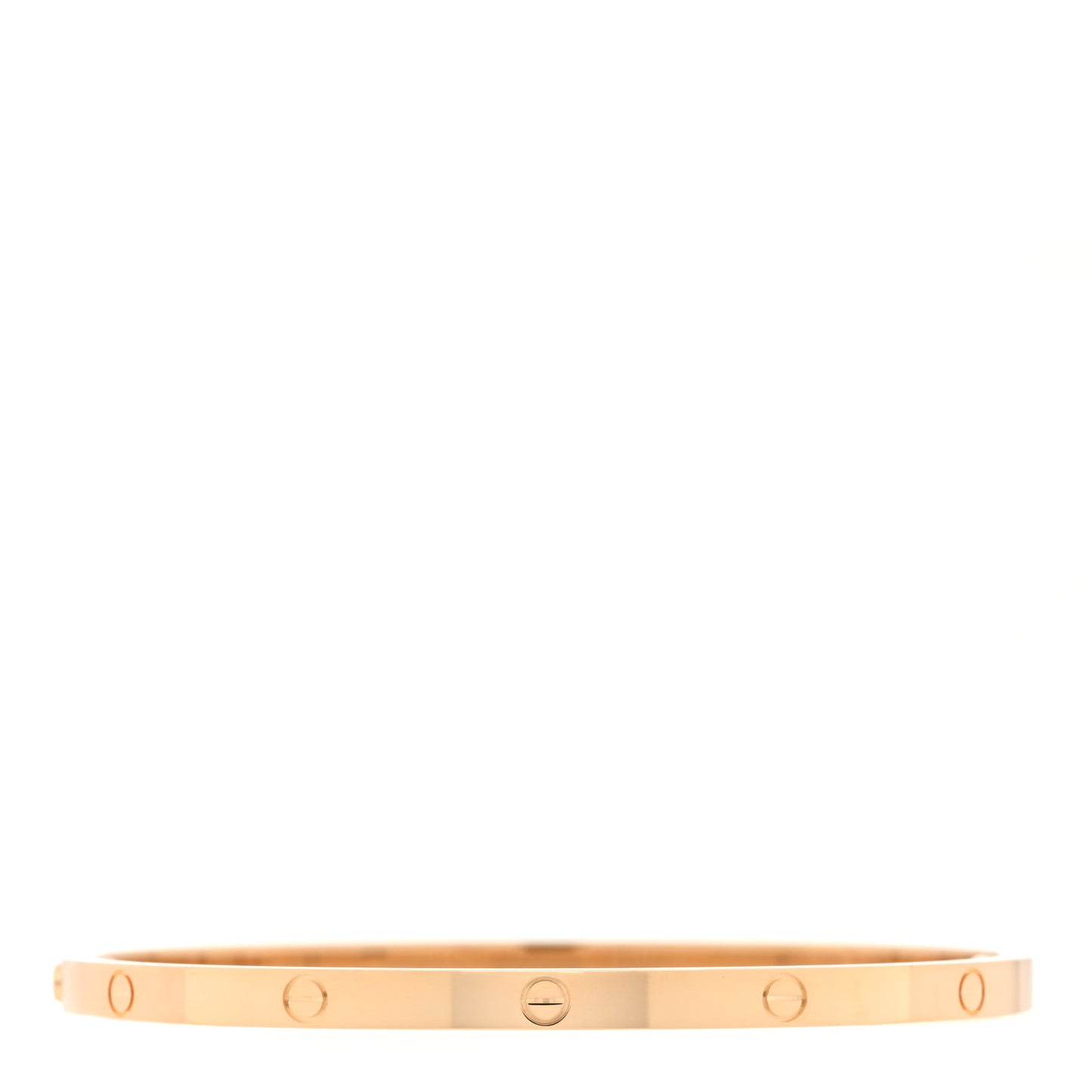 18K Yellow Gold Small LOVE Bracelet 17