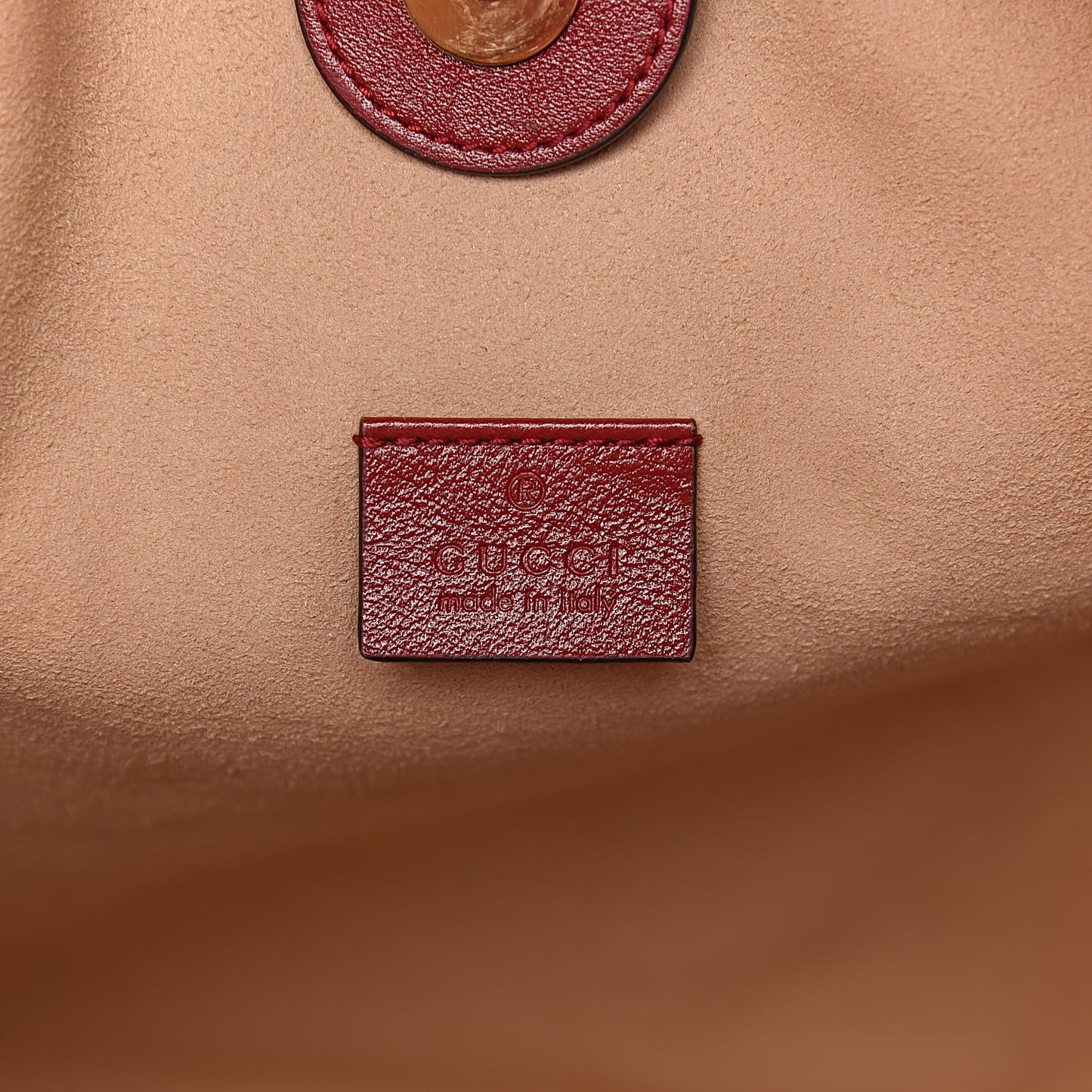 Calfskin Large Rajah Chain Tote Romantic Cherry