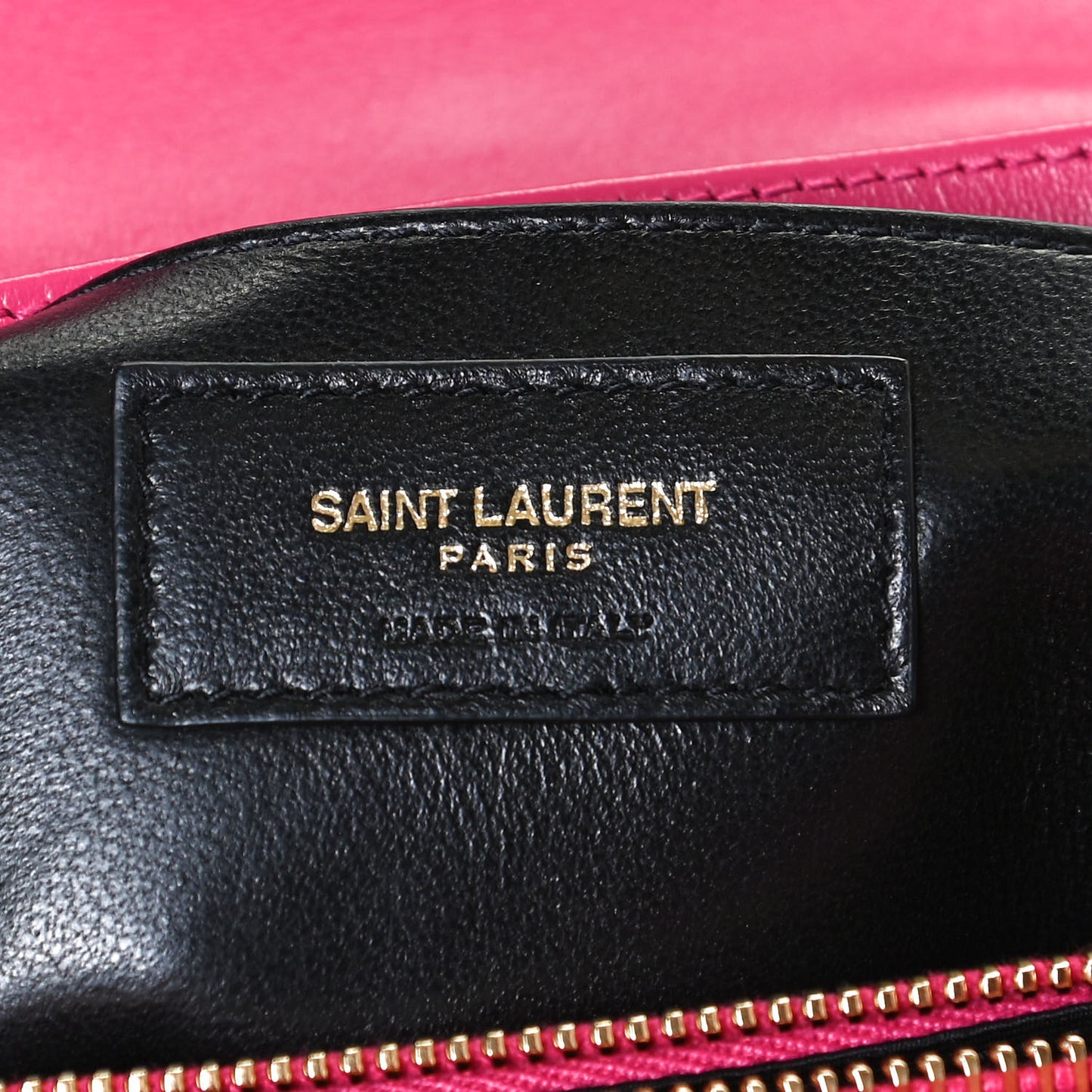 Calfskin Y Quilted Monogram Small Loulou Chain Satchel Fresh Fuchsia