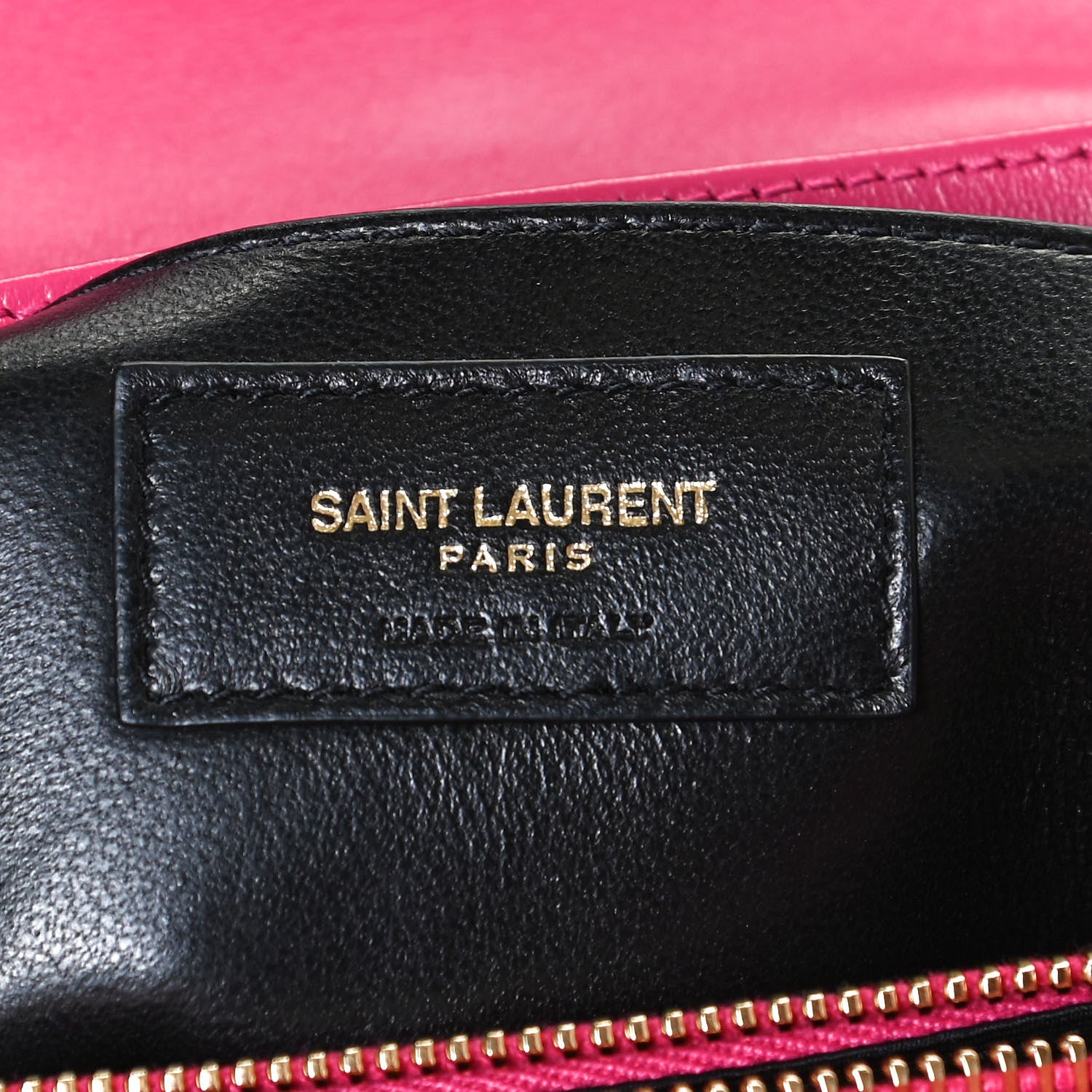 Saint Laurent Calfskin Y Quilted Monogram Small Loulou Chain Satchel Fresh Fuchsia 7 of 11