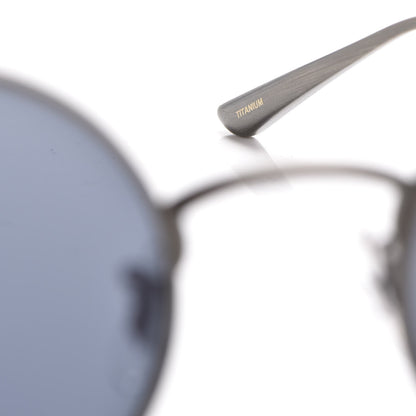 Oliver Peoples The Row After Midnight Round Sunglasses Pewter Black 5 of 9