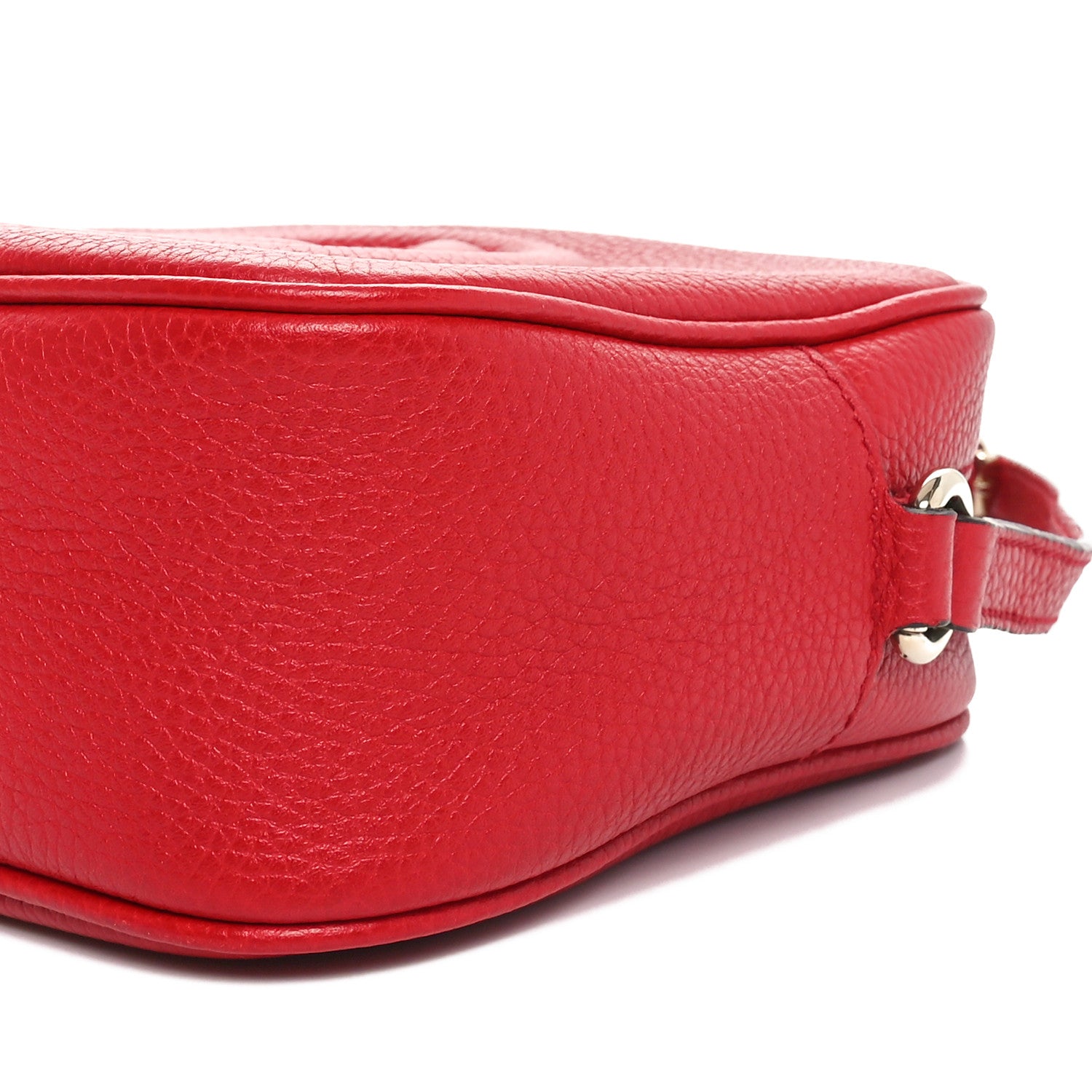 Gucci Pebbled Calfskin Small Soho Disco Bag Tabasco Red 10 of 10
