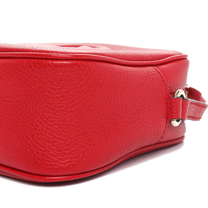 Gucci Pebbled Calfskin Small Soho Disco Bag Tabasco Red 10 of 10