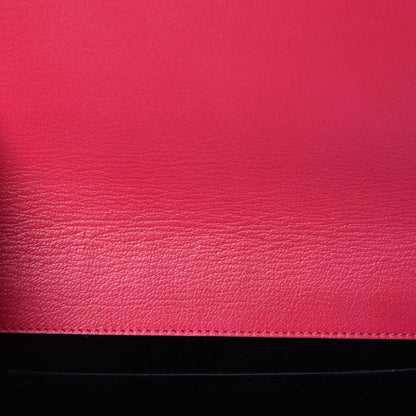Saint Laurent Calfskin Monogram Large Belle De Jour Clutch Lipstick Fuchsia 9 of 9