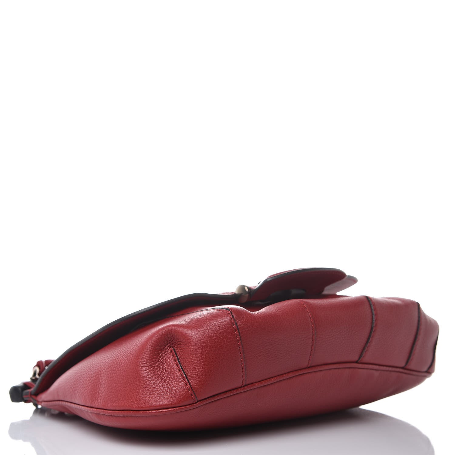 Gucci Calfskin Medium Nouveau Fringe Shoulder Bag Red 4 of 8