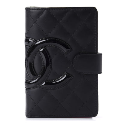 Chanel Calfskin Quilted Cambon Zipped Pocket Wallet Black 1 of 10