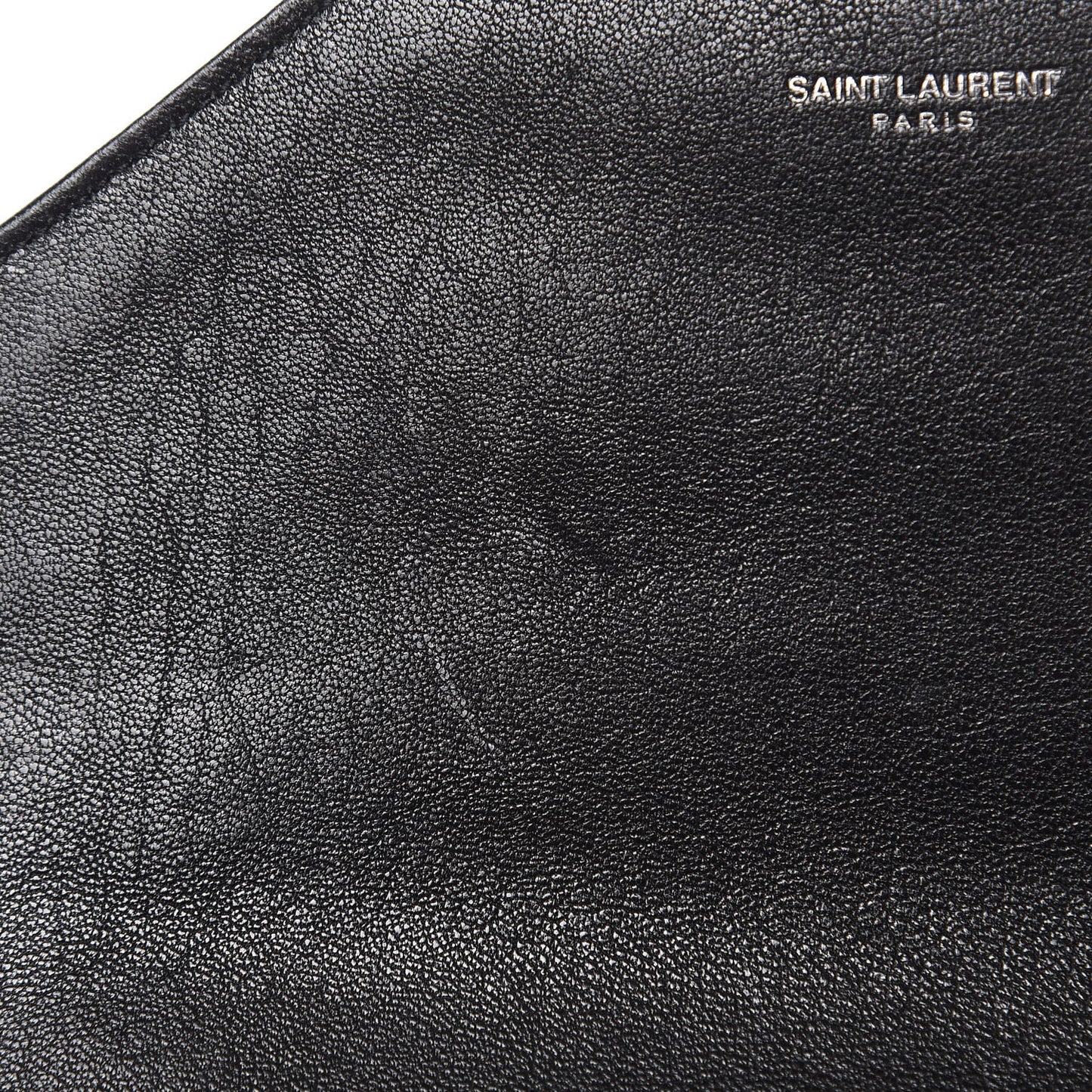 Sheepskin Matelasse Chevron Monogram Medium College Bag Black