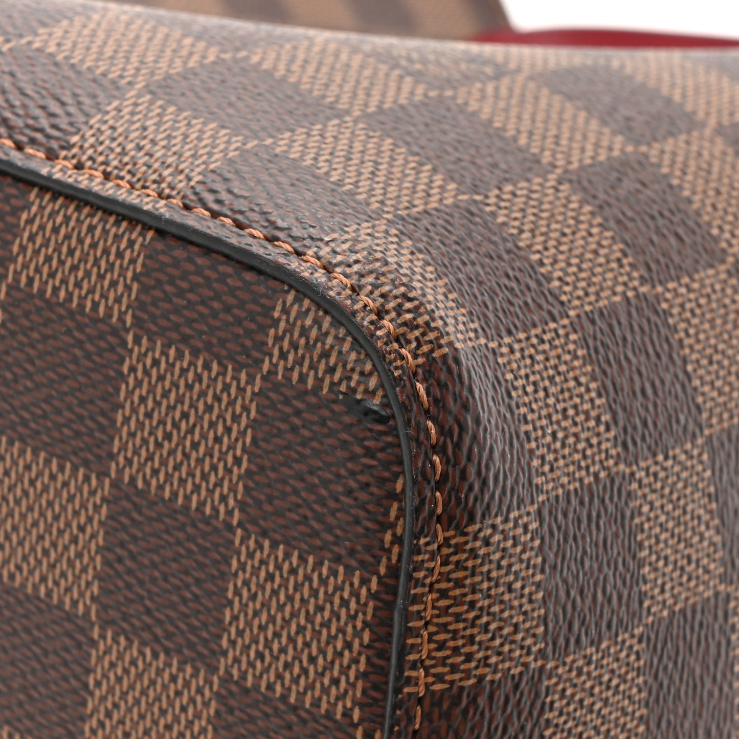 Damier Ebene Neonoe MM Cherry Berry