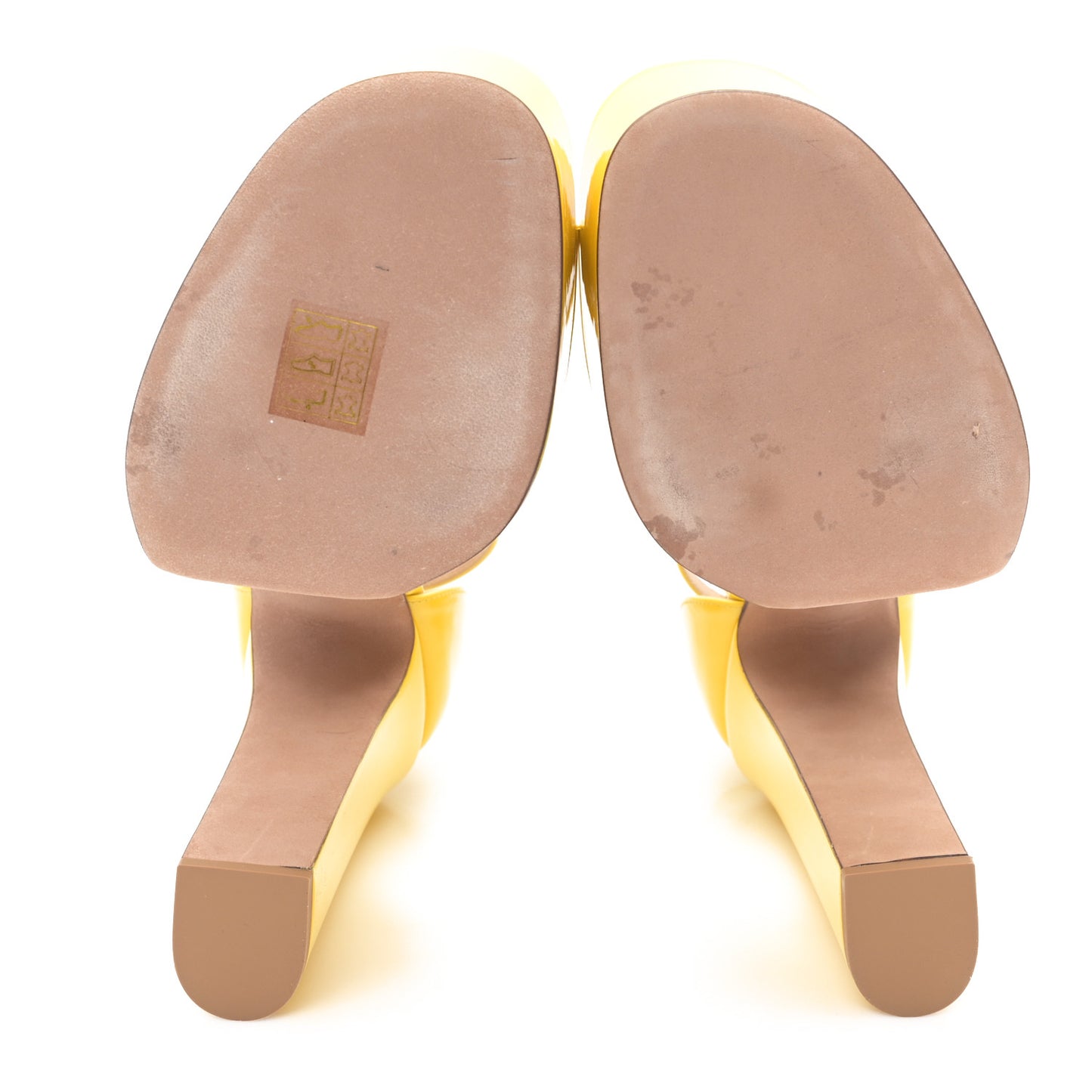 Patent Tan-Go 55/155mm Platform Pumps 39 Bright Lemon