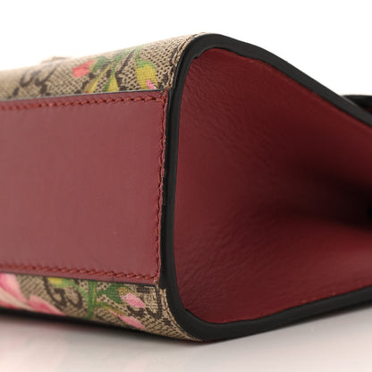 Gucci GG Supreme Monogram Blooms Small Padlock Shoulder Bag Beige Multicolor Dry Rose 10 of 13