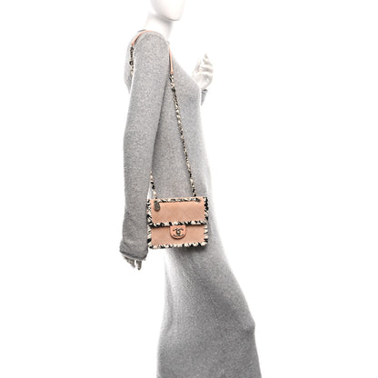 Chanel Suede Calfskin Braided Mini My Own Frame Flap Beige 2 of 11