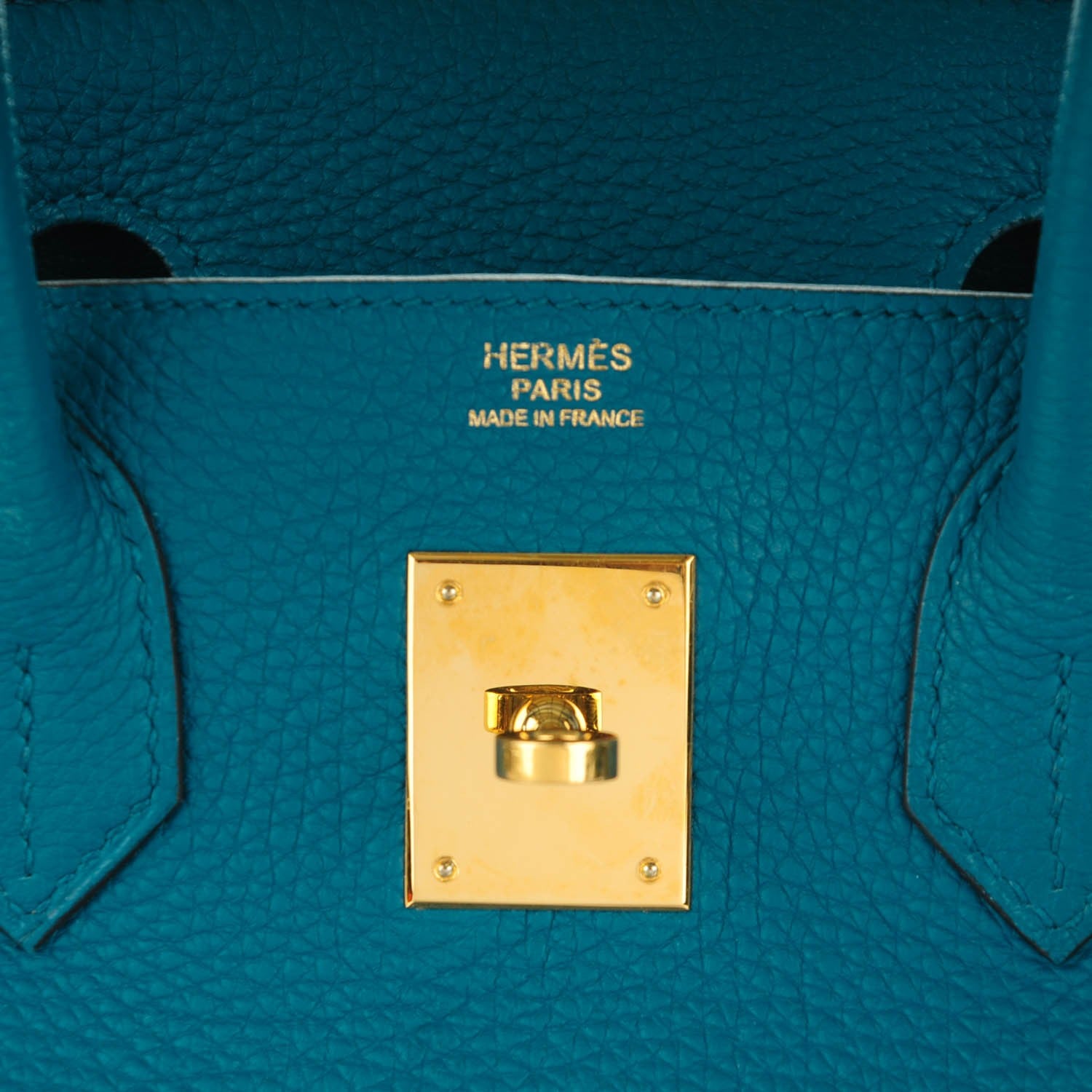 Hermes Taurillon Clemence Birkin 30 Cobalt 8 of 26