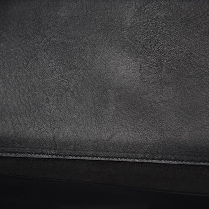 Saint Laurent Calfskin Suede Small Monogram Downtown Cabas Black 10 of 15