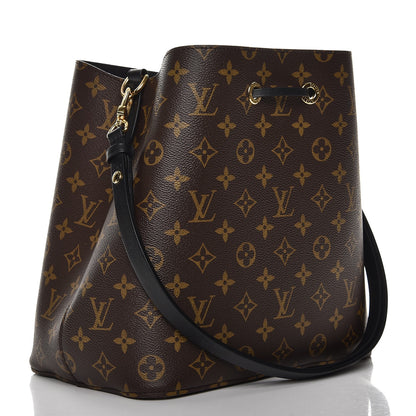 Louis Vuitton Monogram Neonoe MM Black 3 of 7