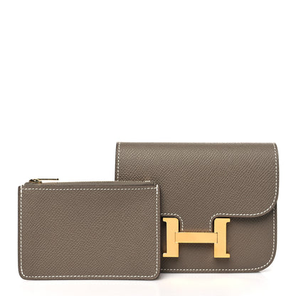 Hermes Epsom Constance Slim Wallet Etoupe 2 of 8