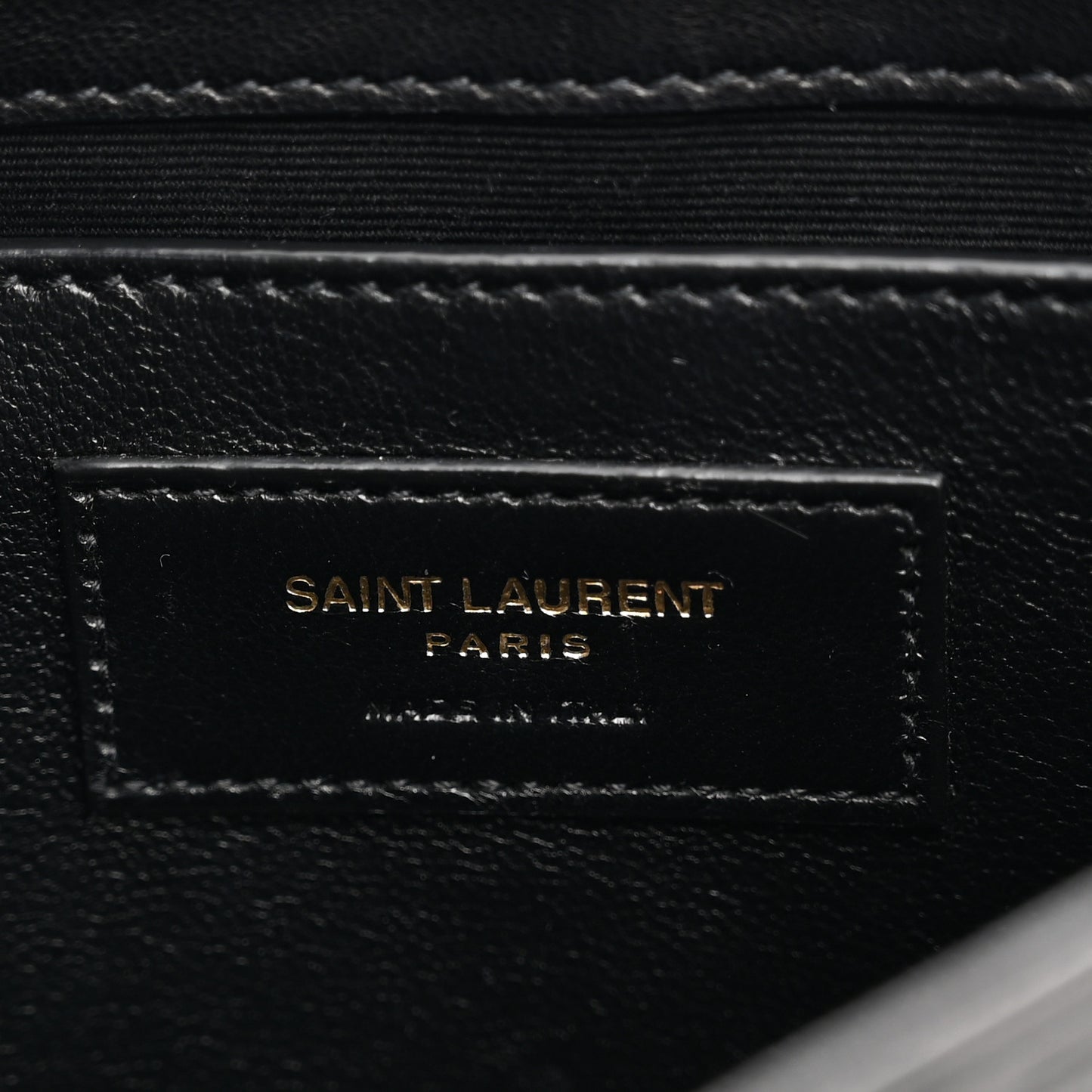 Lambskin Quilted Monogram Mini Nolita Black