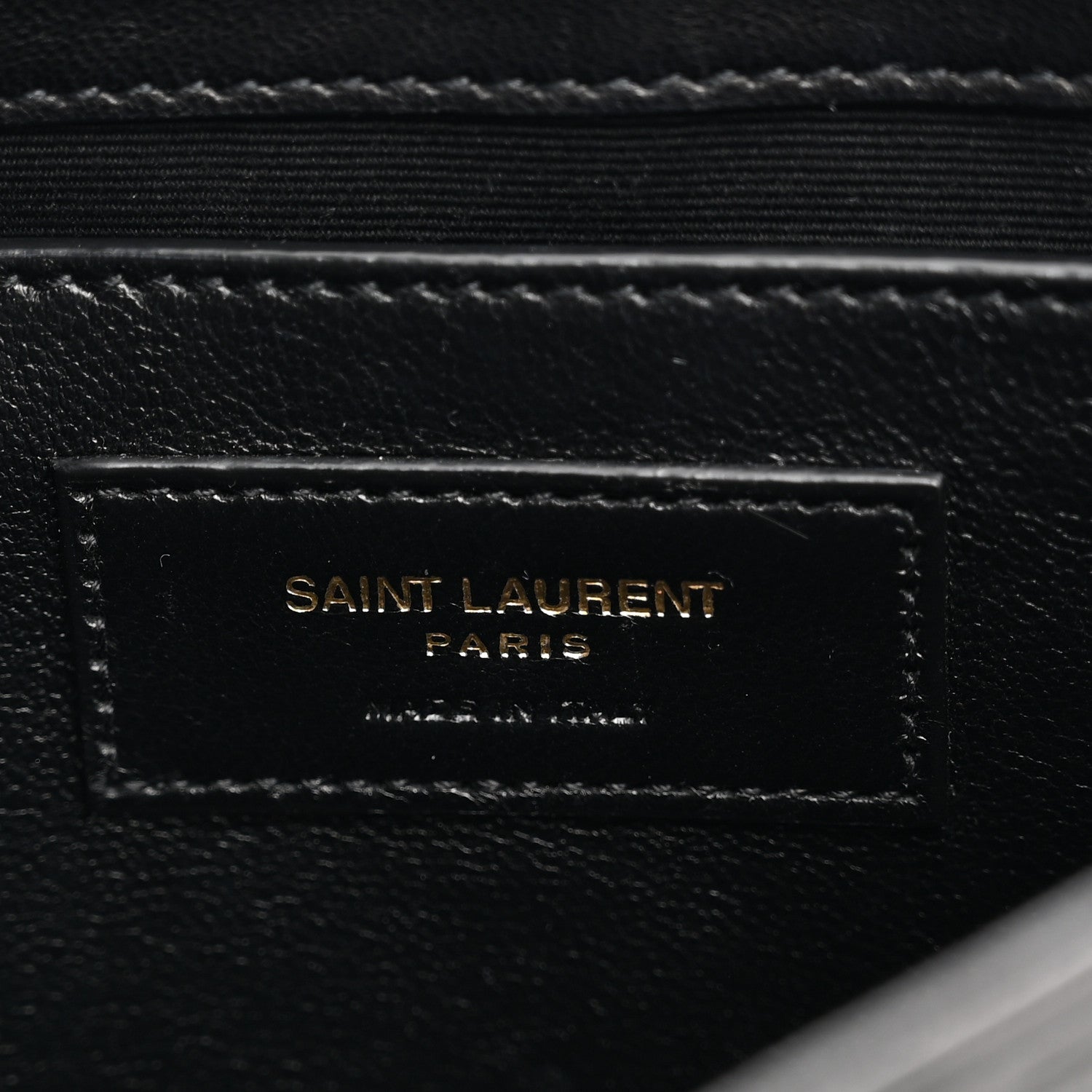 Saint Laurent Lambskin Quilted Monogram Mini Nolita Black 6 of 10