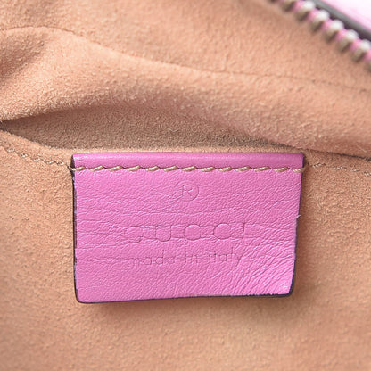 Gucci Calfskin Matelasse Small GG Marmont Chain Shoulder Bag Candy Mousse 6 of 12