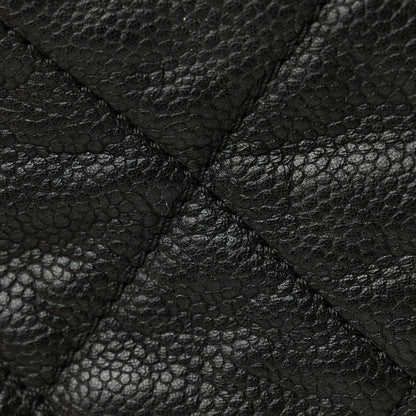 Chanel Caviar Quilted Expandable Zip Shoulder Bag Black 17 of 17