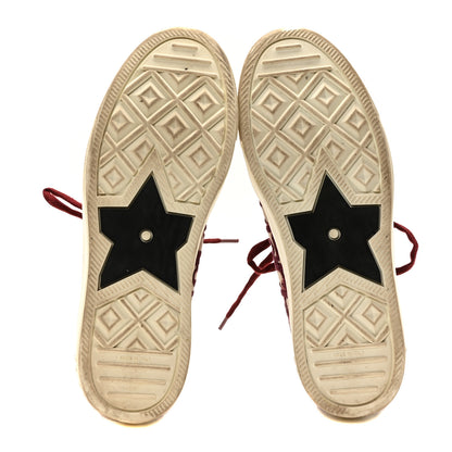 Christian Dior Canvas Oblique Walk'N'Dior Low Top Sneakers 38.5 Deep Amaranth 6 of 9