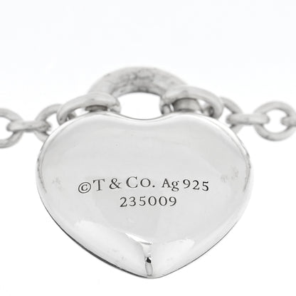 Tiffany Sterling Silver Return To Tiffany Full Heart Chain Bracelet 3 of 4